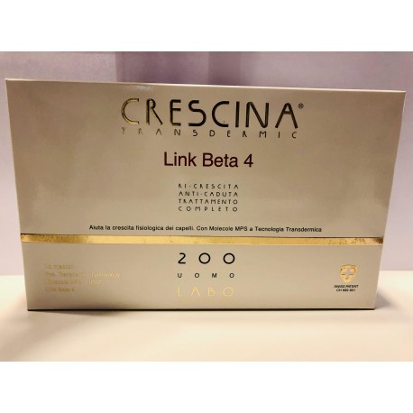 CRESCINA LINK BETA 4 RI-CRESCITA 200 UOMO TC 10+10FL 3,5ML