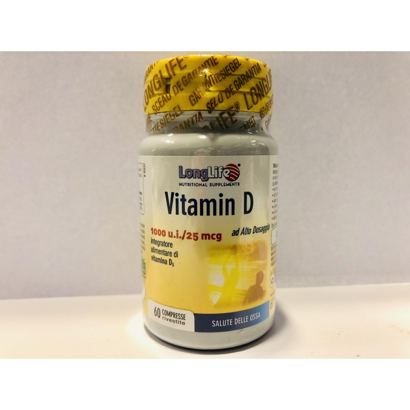LONGLIFE VITAMINA D 1000 - Sconto -23.23%