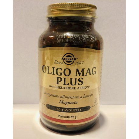 SOLGAR OLIGO MAG PLUS 100TAVOLETTE