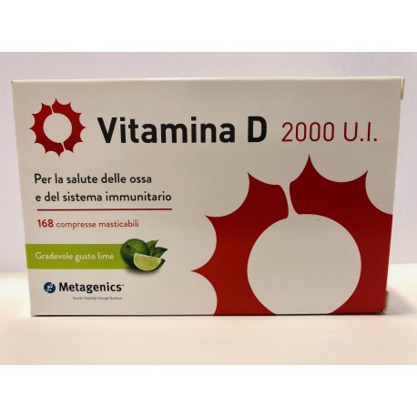 VITAMINA D 2000 UI 168COMPRESSE MASTICABILI (METAGENICS)