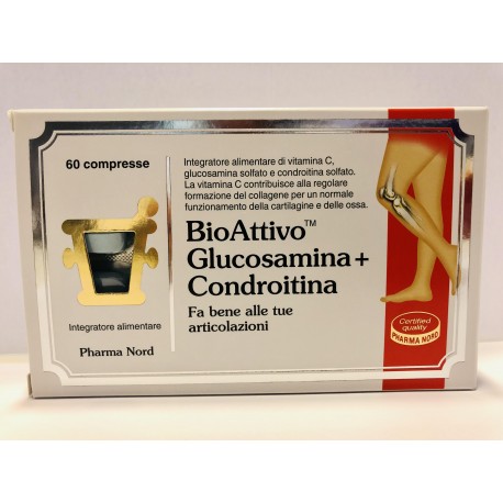 BIOATTIVO GLUCOSAMINA + CONDROITINA 60COMPRESSE