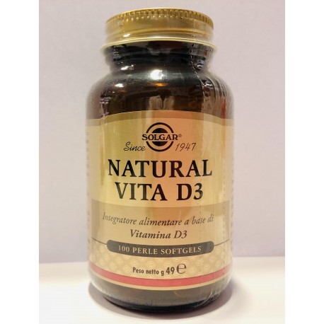 SOLGAR NATURAL VITA D3 100PERLE