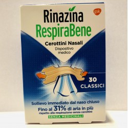 RINAZINA RESPIRABENE 30CEROTTI NASALI CLASSICI CARTON (E)