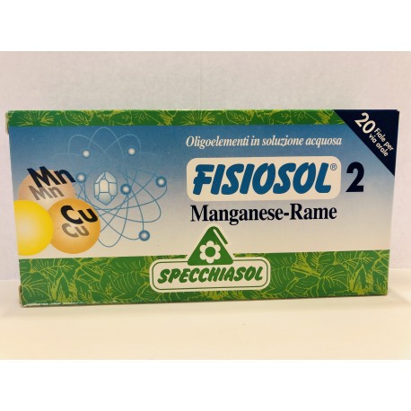 FISIOSOL 2 MANGANESE-RAME 20FLACONCINI 2ML