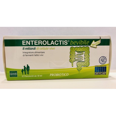 ENTEROLACTIS 12FLACONCINI 10ML
