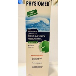 PHYSIOMER SOLUZ ISOTONICA SPRAY NASALE ACQUA MARINA GETTO FORTE 210ML